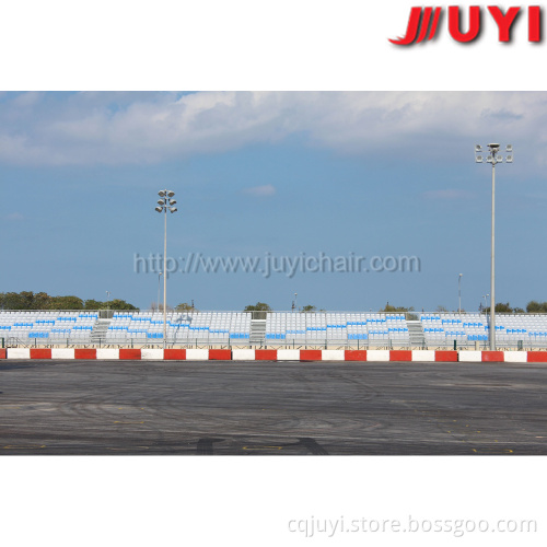 JY-715 plastic chair metal structure potable bleacher factory price wholesaler plastic chair